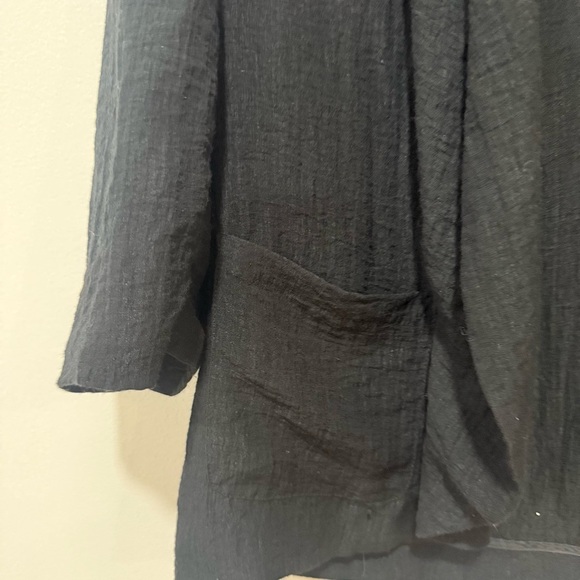 Chicos  women’s black open front blazer 2(12) - Picture 4 of 8